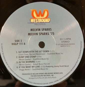LP Melvin Sparks: Melvin Sparks '75 484036