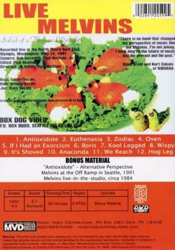DVD Melvins: Salad Of A Thousand Delights 295320