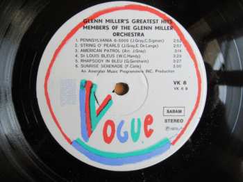 LP Members Of The Glenn Miller Orchestra: Glenn Miller Greatest Hits CLR 417778