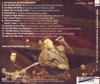 CD Memo Gonzalez & The Bluescasters: Live In The UK 506429