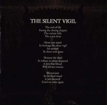 CD Memoriam: The Silent Vigil LTD | DIGI 32578