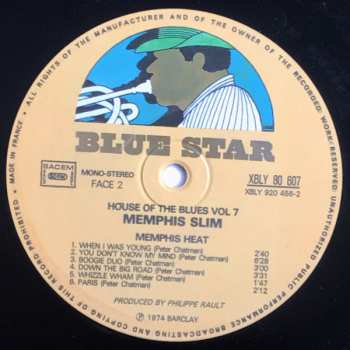 LP Memphis Slim: Memphis Heat 432411