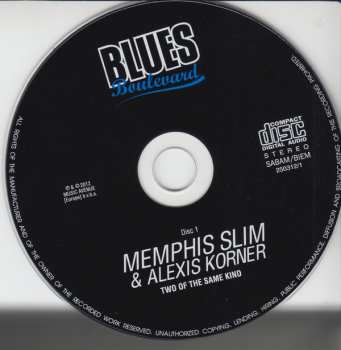 2CD Memphis Slim: Two Of The Same Kind 96914