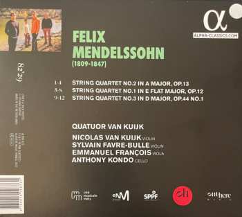 CD Felix Mendelssohn-Bartholdy: Complete String Quartets Vol.1 411715