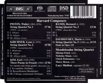 SACD Mendelssohn String Quartet: Harvard Composers 312368