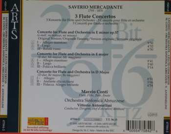 CD Giuseppe Saverio Mercadante: 3 Flute Concertos 541313