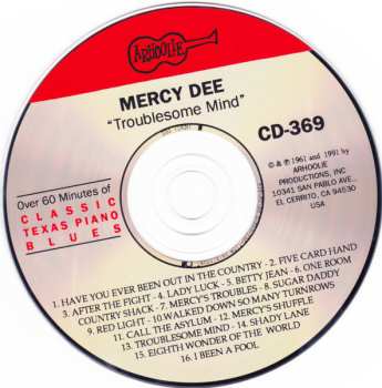 CD Mercy Dee Walton: Troublesome Mind