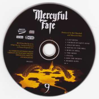 CD Mercyful Fate: 9 727