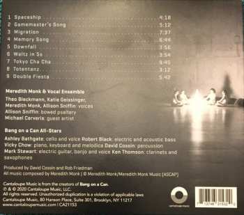 CD Meredith Monk: Memory Game