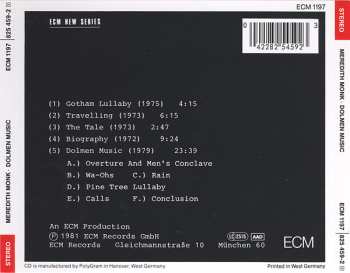 CD Meredith Monk: Dolmen Music 325118