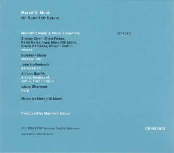 CD Meredith Monk: On Behalf Of Nature 329423