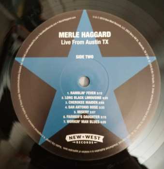 LP Merle Haggard: Live From Austin TX '78 21155