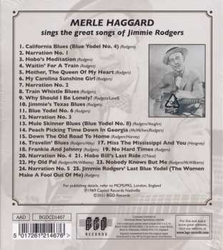 CD Merle Haggard: Same Train, A Different Time (Merle Haggard Sings The Great Songs Of Jimmie Rodgers) 184139