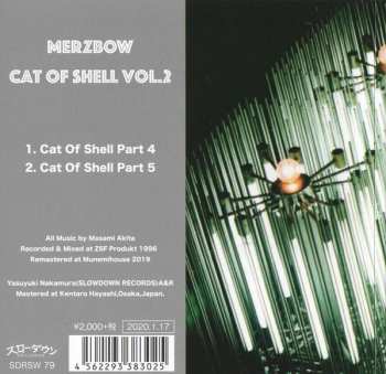 CD Merzbow: Cat Of Shell Vol.2 323675