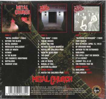 3CD Metal Church: The Elektra Years 1984-1989 DIGI 10943