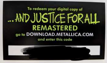 2LP Metallica: ...And Justice For All 75503