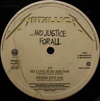 2LP Metallica: ...And Justice For All (2xLP)