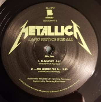 2LP Metallica: ...And Justice For All 75503