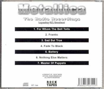 CD Metallica: The Radio Recordings (Legendary F.M. Broadcast) 260326