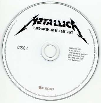 2CD Metallica: Hardwired...To Self-Destruct DIGI