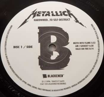 2LP Metallica: Hardwired...To Self-Destruct
