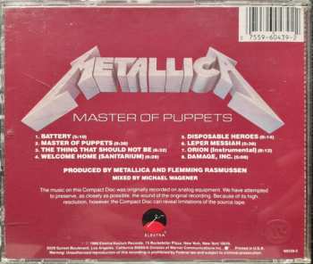 CD Metallica: Master Of Puppets