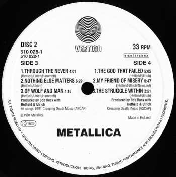 2LP Metallica: Metallica (2xLP) 136015