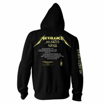 Merch Metallica: Mikina S Kapucí And Justice For All Tracks XXL