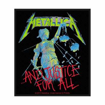 Merch Metallica: Nášivka And Justice For All