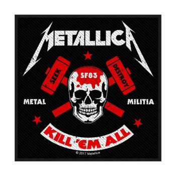 Merch Metallica: Nášivka Metal Militia 
