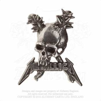 Merch Metallica: Placka Damage Including Skull