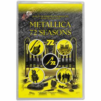 Merch Metallica: Metallica Button Badge Pack: 72 Seasons