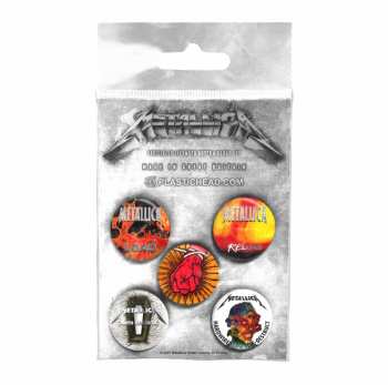Merch Metallica: Sada Placek Albums 1996-2016 Button Badge Set