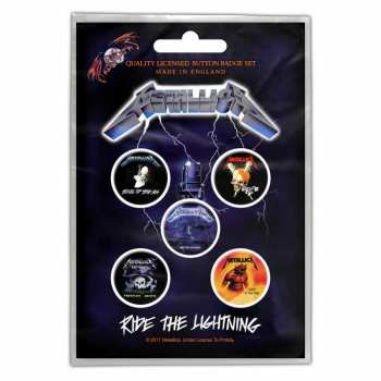Merch Metallica: Sada Placek Ride The Lightning 