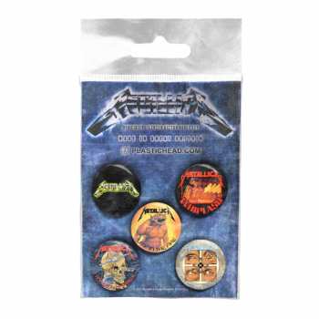 Merch Metallica: Sada Placek The Singles Button Badge Set