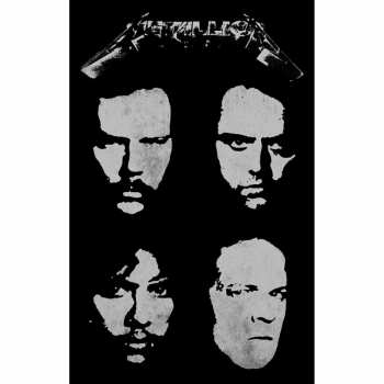 Merch Metallica: Textilní Plakát Black Album