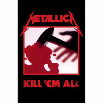 Merch Metallica: Textilní Plakát Kill 'em All