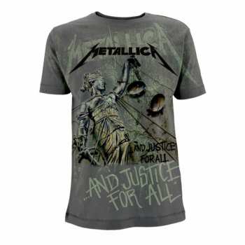 Merch Metallica: Tričko And Justice For All Neon (all Over) XXL