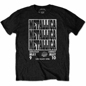Merch Metallica: Tričko Cow Palace  M