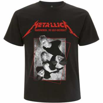 Merch Metallica: Tričko Hardwired Band Concrete  XL