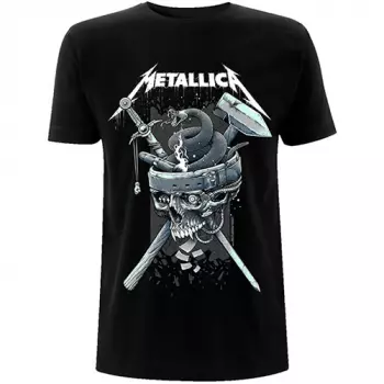 Tričko History White Logo Metallica 