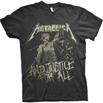Merch Metallica: Tričko Justice Vintage  M