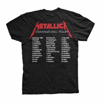 Merch Metallica: Tričko Mop European Tour 86' XXL