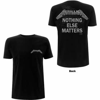 Merch Metallica: Metallica Unisex T-shirt: Nothing Else Matters (back Print) (small) S