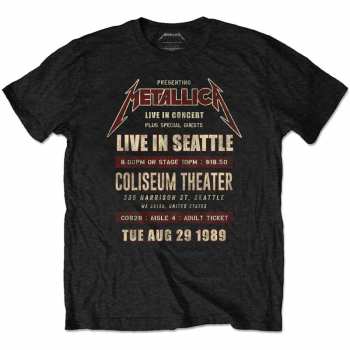 Merch Metallica: Tričko Seattle '89  S