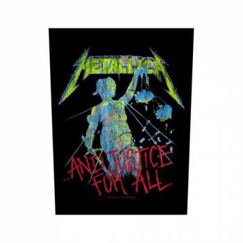 Merch Metallica: Zádová Nášivka And Justice For All