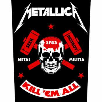 Merch Metallica: Zádová Nášivka Metal Militia