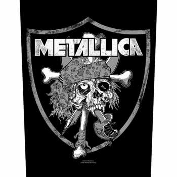 Merch Metallica: Zádová Nášivka Raiders Skull