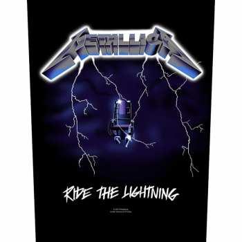 Merch Metallica: Zádová Nášivka Ride The Lightning
