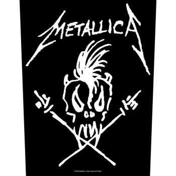 Merch Metallica: Zádová Nášivka Scary Guy